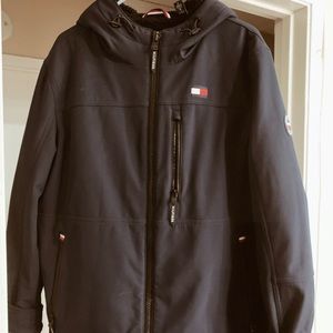 I am selling a Tommy Hilfilger 3-layer fabric water resistant & wind resist coat